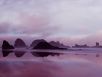 Reflections of a New Day - Panoramic Sunrise at Cannon Beach, Oregon